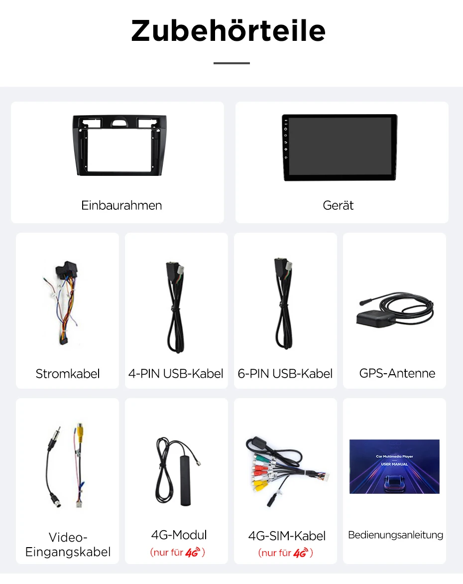 Junsun 9-Zoll Android 15 Autoradio für Ford Fiesta 2002-2008, kabelloses Apple CarPlay, Auto-IPS-Touchscreen, Stereo-Multimedia-Videoplayer, intelligente Fahrzeugsysteme, 2-DIN-Autoradio-Haupteinheit, GPS-Navigation, BT 4G WIFI, 8-Kern, FM AM DSP RDS SWC DAB+ – Detail 29