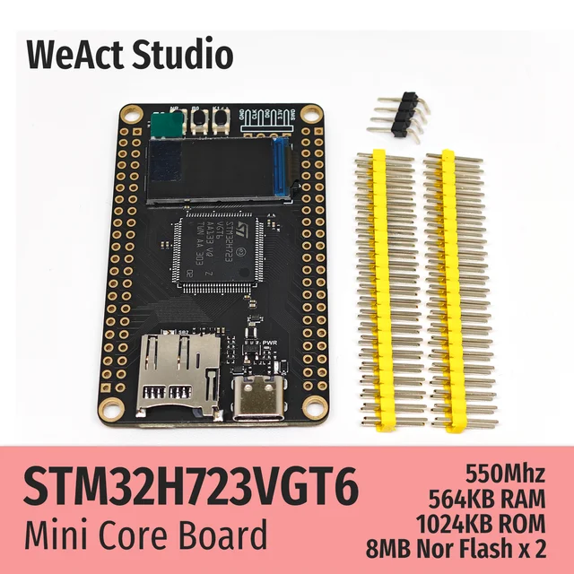 WeAct STM32H723VGT6 STM32H723 STM32H7 STM32 Płyta główna Płyta demonstracyjna