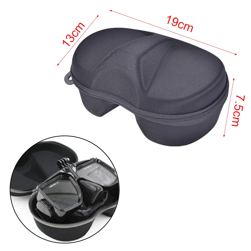 1pc Mask Case For Diving Mask Underwater Storage Box Diving Glasses Case