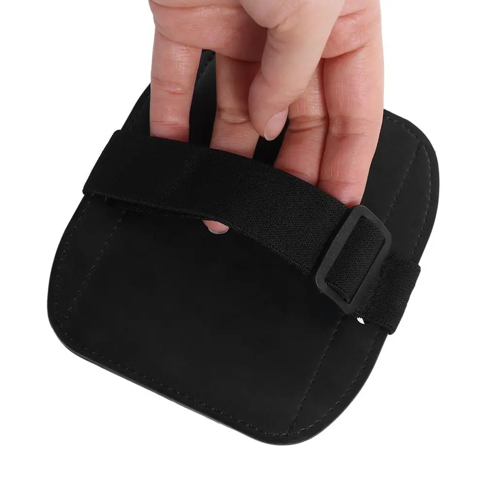 شريط مرن حامل شارة الذراع قابل للتعديل مقاوم للماء حامل بطاقة الهوية أسود مطاطا شارة بطاقة الهوية المدارس