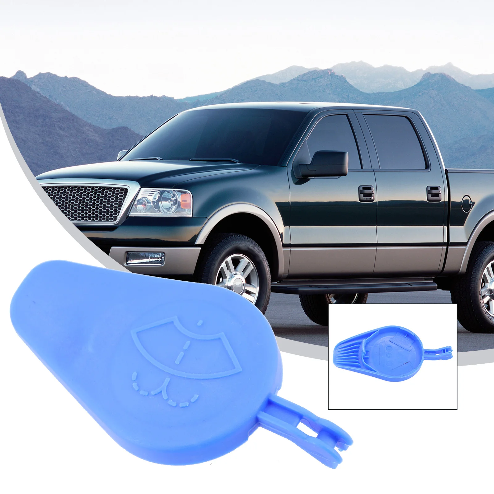 DS7Z17632A Windshield Washer Reservoir Cap Lid For For F150 (20132017) And For Fusion (20132016) Factory Match