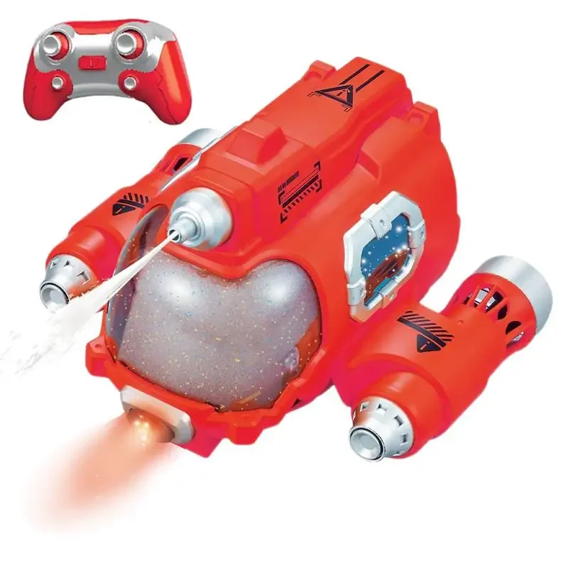 เรือดำน้ำบังคับวิทยุพร้อมปืนฉีดน้ำ เรือบังคับสำหรับสระว่ายน้ำ อ่างอาบน้ำ ของเล่นน้ำ เรือบังคับหมุนได้ 360 องศา เรือฉีดน้ำสำหรับเด็ก