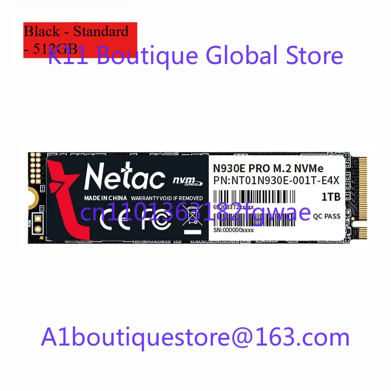 Original Netac N930E PRO NVMe M2 SSD 128gb 256gb HDD 512gb 1tb