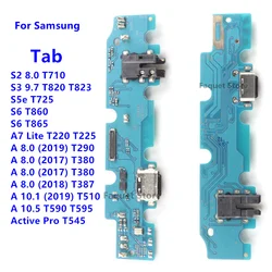 For Samsung Tab A8.0 10.1 10.5 S2 S3 9.7 S5e 6 A7 Lite Active Pro USB Charger Port Jack Dock Connector Charging Board Flex Cable