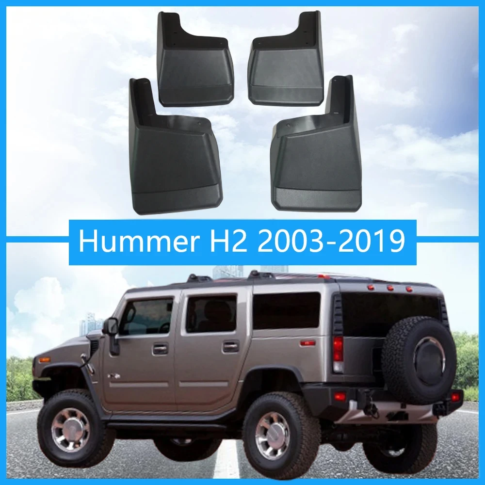 mud splash For Hummer H2 H3 2003-2019 Mud Flaps Mudguards Splash Guards Mud Flaps Fender mudguard auto accessories 2003-2019 20