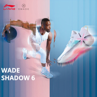 LI-NING Wade Shadow 6 Men's Lightweight Breathable Anti Slip and Rebound Professional Basketball Game Shoes ABPU029