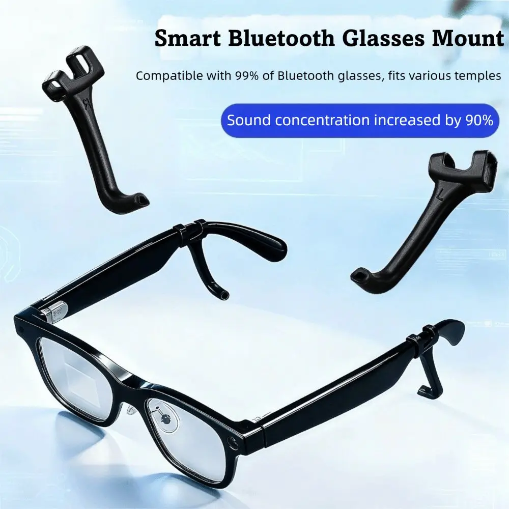 

1Pair Silicone Anti Slip Audios Guide Tube AntiSlip Silicone Sound Tube AI Smart Glasses Tube Leak Proof Bluetooth Sound Tube