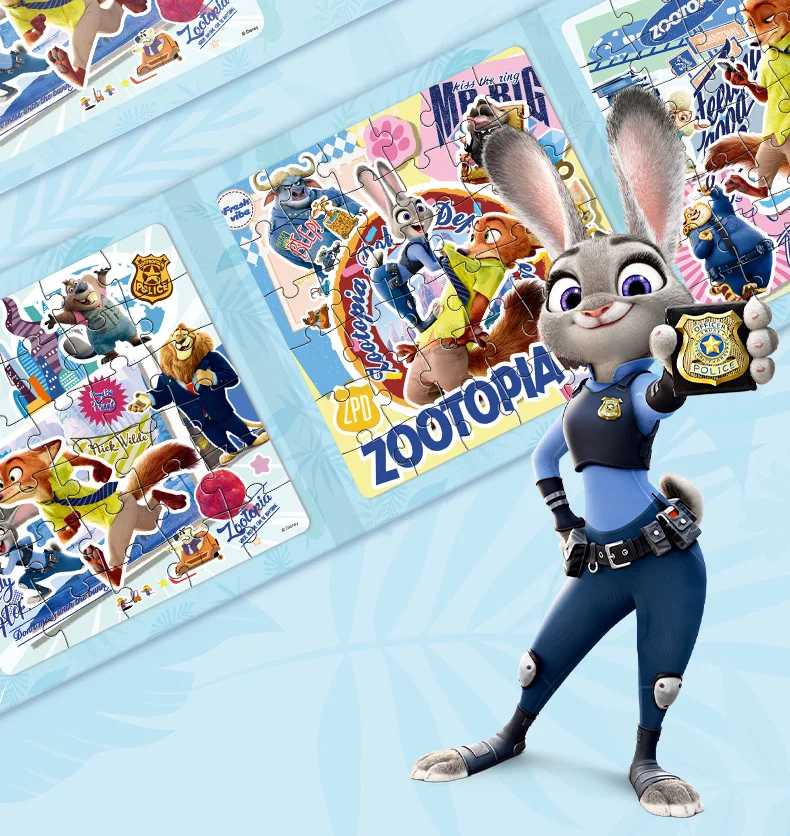 Zootopia 2 Magnetpuzzle Judith Nick Cartoon Anime 3IN1 Puzzle Kinder Bildung Magnetisches ruhiges Buchspiel Spielzeug