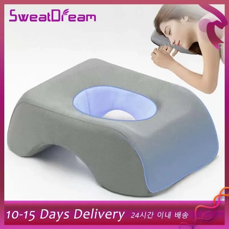 Memory Foam Sleeping Pillow Ergonomic Design Cervical Protection Nap Pillow Portable Office Adult Student Rest Pillow