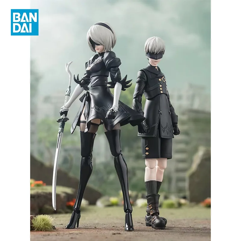 

Original Bandai S.H.Figuarts NIER AUTOMATA 2B SHF In Stock Anime Action Collection Figures Model Toys