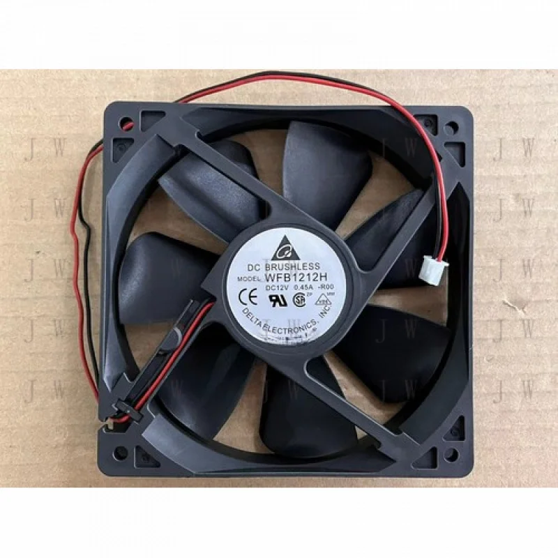 DDW  FOR Delta WFB1212H Server Dual Ball Bearing Cooling Fan DC 12V 0.45A 12CM 120*120*25