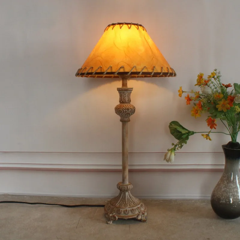 desk lamp French rural pastoral medieval living room study bedroom bedside atmosphere lamp