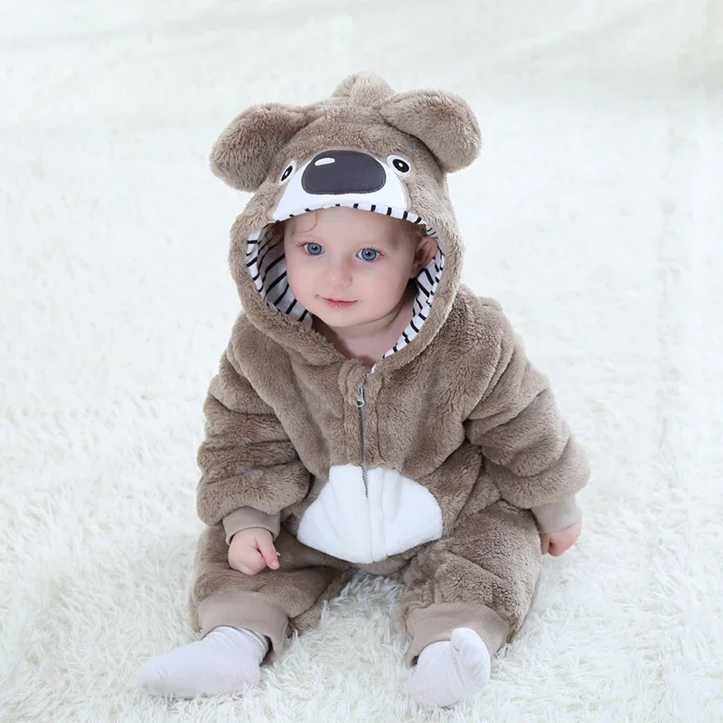 Lovely Koala Infant Baby Boys Girls Rompers Clothes Toddler Animal Baby Jumpsuit Pyjamas Kids Overalls ropa bebes Party Costume