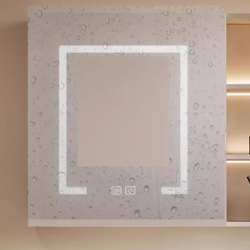 خزائن حمام ذكية على الطراز الإيطالي خزانة حمام بسيطة مثبتة على الحائط أثاث منزلي يعمل باللمس Armadi Specchi HBMC #5