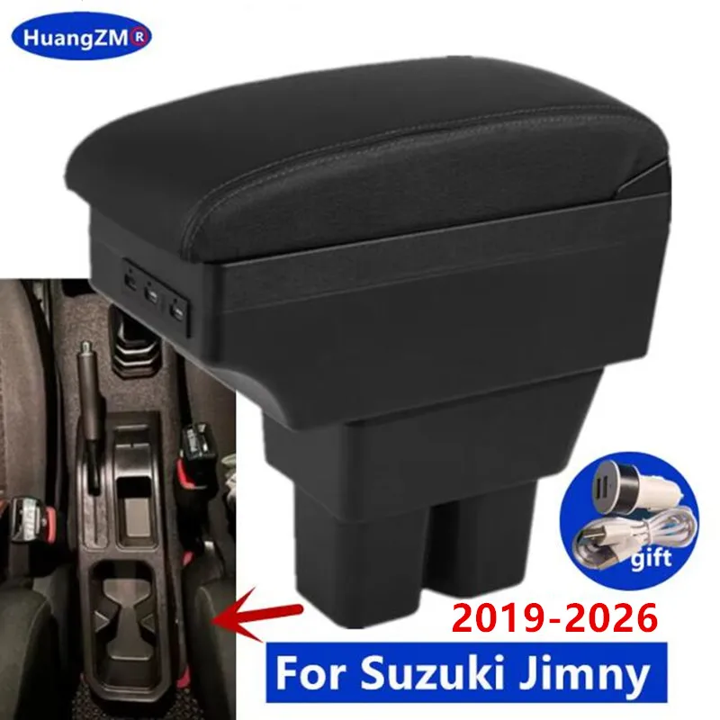 Für Suzuki Jimny Armlehnenbox Für Suzuki Jimny JB74 JB64W Auto-Armlehne 2019-2026 Aufbewahrungsbox Spezielles Nachrüst-Autozubehör