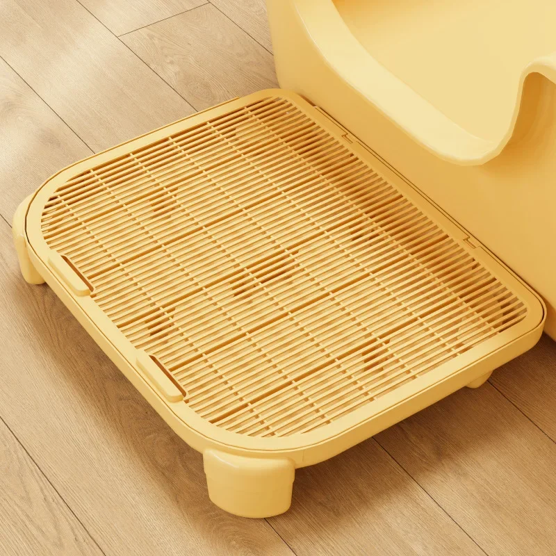 Cat litter mat Anti-bring out double cat litter control mat Cat toilet rubbing foot control sand table Pet cleaning supplies