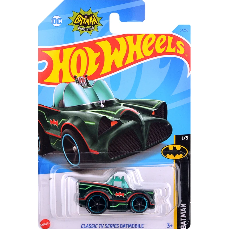 هوت ويلز باتموبيل باتمان موضوع سيارة رياضية لعبة يخت الرسوم المتحركة الأصلية التلفزيون سبيكة نموذج تركيب مركبة واحدة الصبي هدية