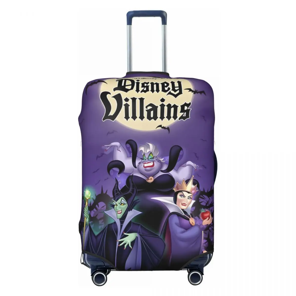 

Custom Villains Women Luggage Cover Elastic Wicked People Malicious Queen Travel Suitcase Protective Covers Fits 18-32 Inch