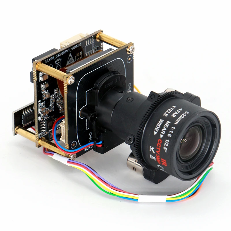 2MP STARVIS IMX307 IP Camera Module With 5-50mm Motorized 10x Zoom Lens GK7605V100 CCTV Security Camera Board SIP-K307G6-0550