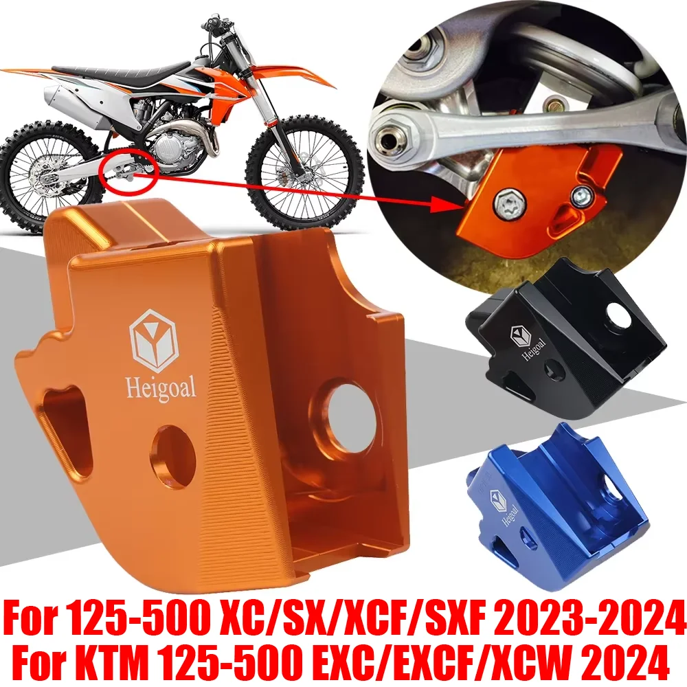 For KTM 125 150 250 300 350 450 500 EXC EXCF XCW SX SXF XC XCF 2023 2024 Accessories Rear Shock Absorber Linkage Protector Guard