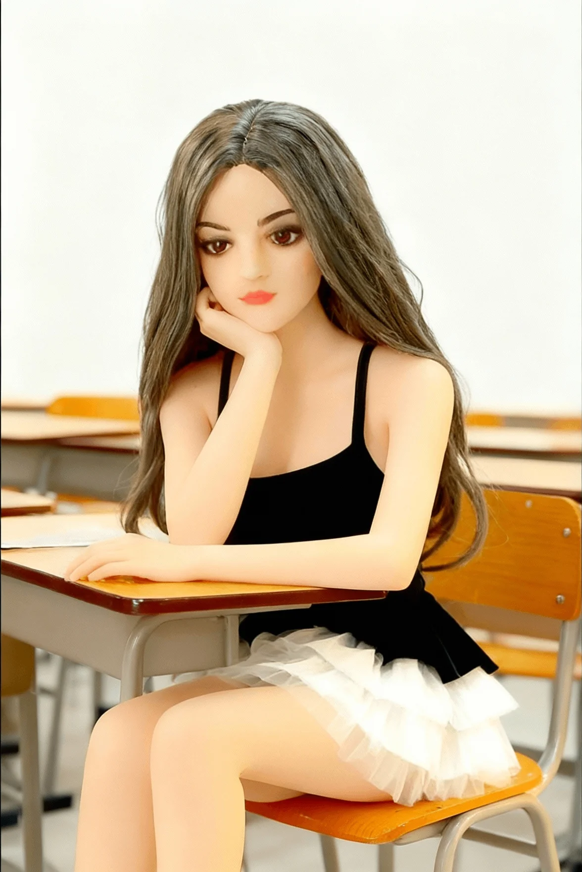 Figurina da collezione 2D: trucco dettagliato e giunti posizionabili, offerta festiva esclusiva per gli amanti dell'anime