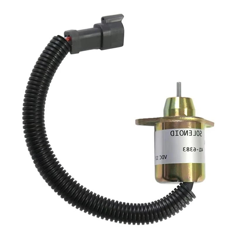 A48P-For Yanmar For Thermo King 12V Fuel Shut Off Solenoid 1503ES-12S5SUC11S 41-6383 Fits Engines 486 4TNE88 366 395 374 3TNE72