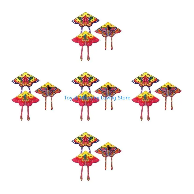 Y1qf 35x19 Single Line für Butterfly Kite Outdoor Wind Flying Toy Bestes Geschenk für Kinder Family Garten -Garten