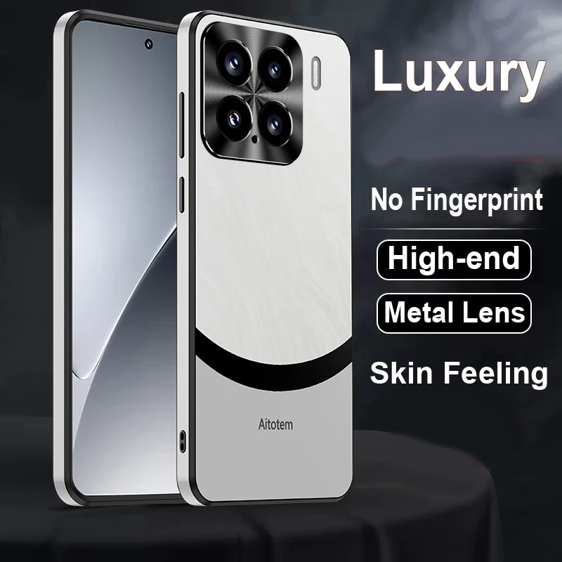 

Роскошный матовый акриловый металлический защитный чехол для камеры XiaoMi 13 15 14 Pro 14 13, ультра противоударный мягкий чехол для телефона