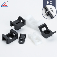 100PCS Cable Tie Mounts – Self Adhesive Wire Clips for Cord Management in Home, Car and Office