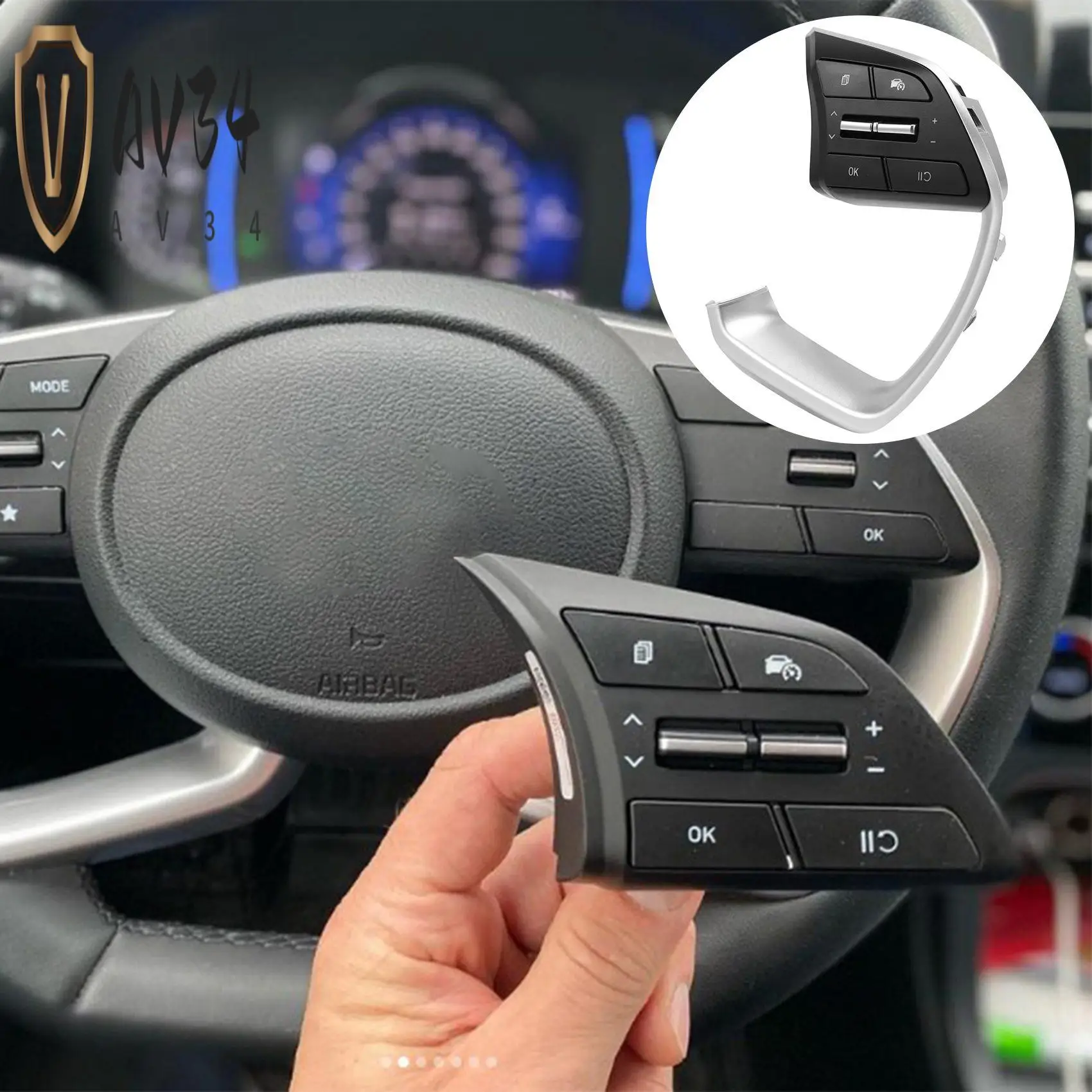 

AV34-For Cruise Creta 2021 Multi-Function High Quality Cruise Control Switch 96720-BV110