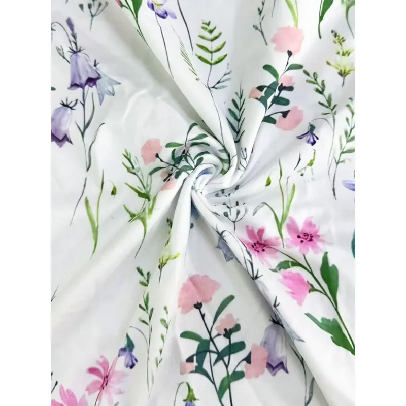 เดรสแฟชั่นเรียบง่ายสำหรับผู้หญิง คอวี ลายทาง เดรสผู้หญิงฤดูร้อน ทรงหลวม สวมใส่สบาย ผ่าข้าง เดรสแขนสั้นสำหรับผู้หญิง