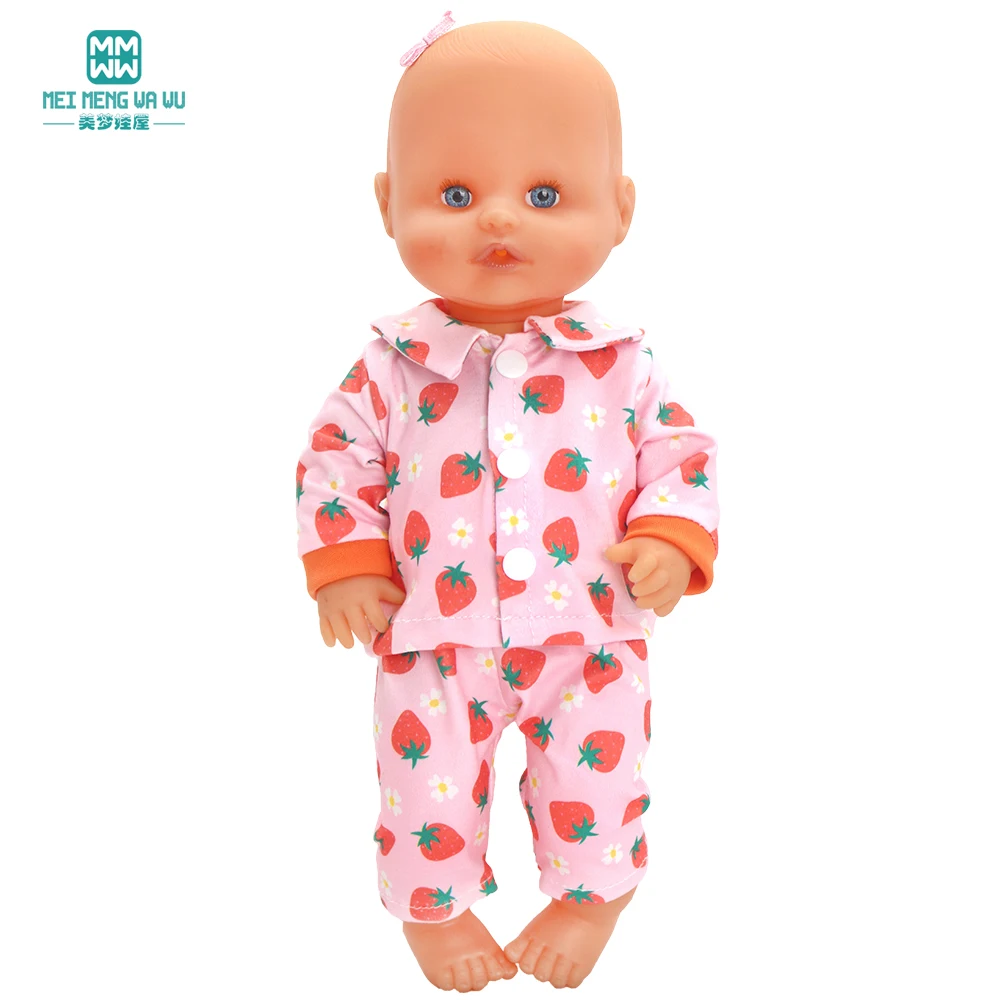 NEW Doll clothes Fashion T-Shirt jumpsuit dress for 12inch 30-40cm BABY ALIVE Nenuco Nancy Doll accessories