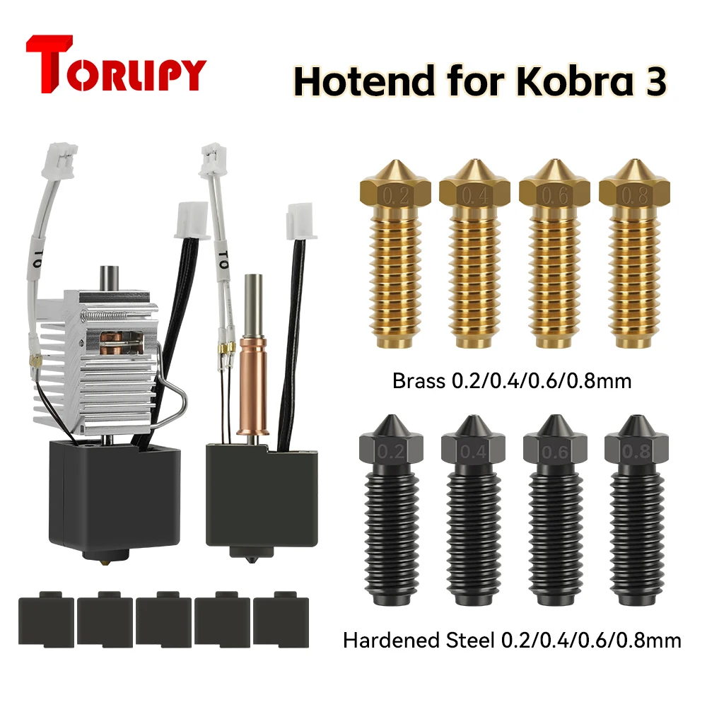 For Anycubic Kobra 3 Hotend Upgrade Standard Kobra 3 Combo Hotend Nozzle Thermistor For Anycubic Kobra K3 Spare Parts Accesories