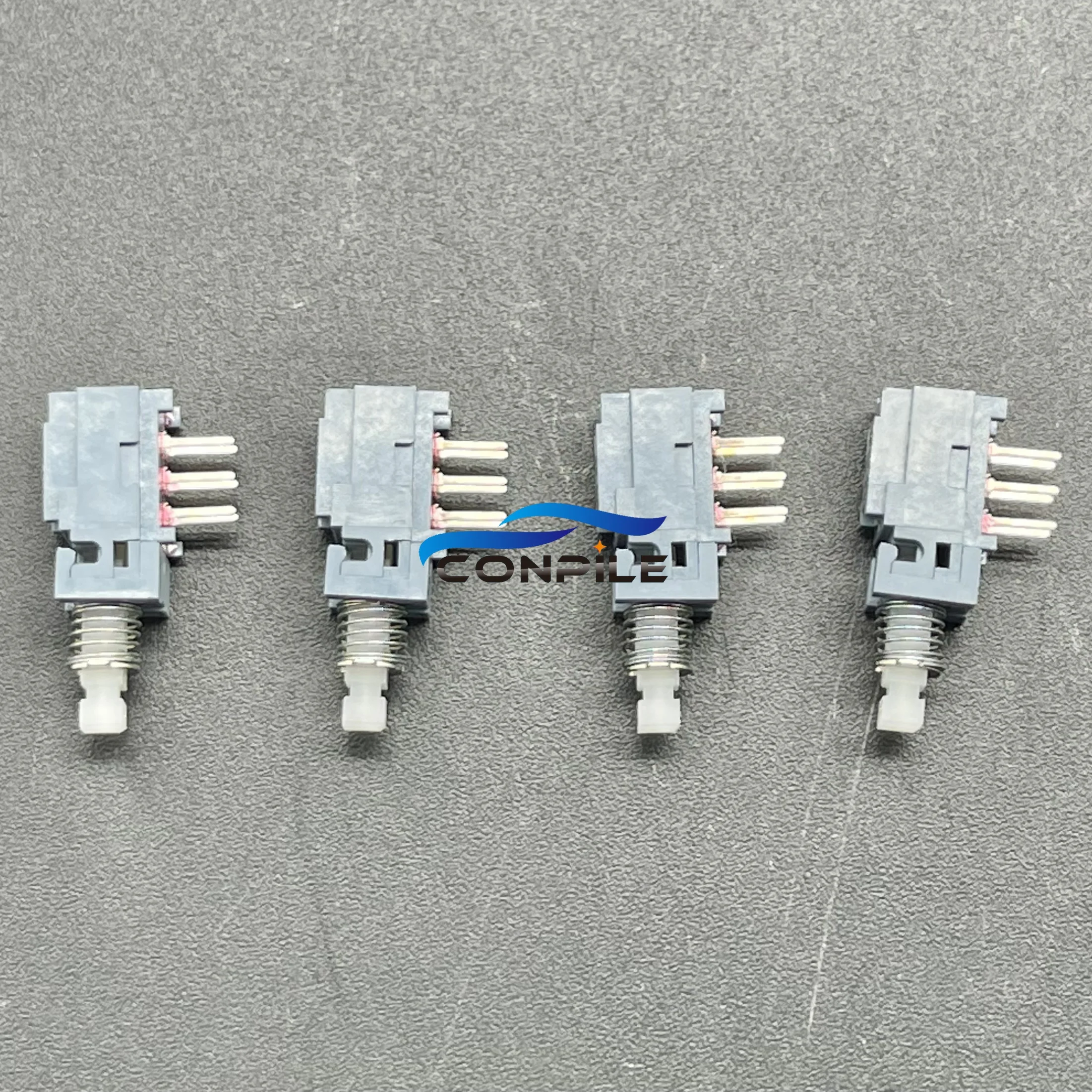 4pcs Original  straight key switch MPN-S2-A self-locking 2-knife 6-foot piano key switch 2-way button