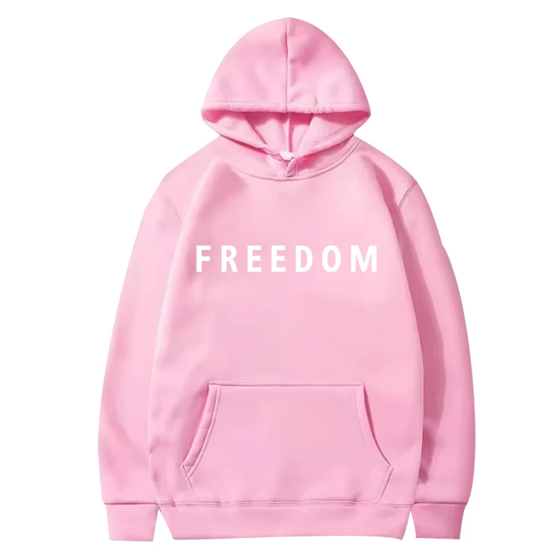 Freedom Charlie Kirk Loose hoodie men women fashion vintage Long sleeve Sweatshirt with print Graphics oversized  hoodie  unisex