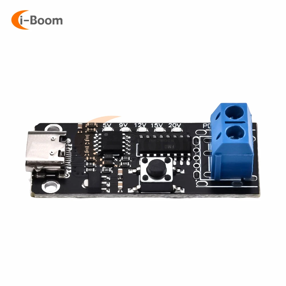 100W 5A USB Type-C QC Decoy Trigger Board PD QC 2.0 3.0 FCP AFC ricarica rapida Trigger adattatore cavo collegamento Polling Detector