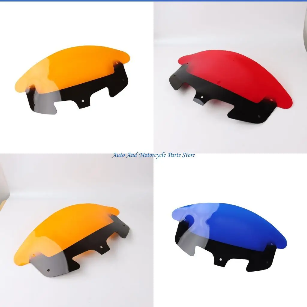 

P9FD Aerodynamic Motorbike Windshield 2014 2025 Long Cycle Rapid Stability Pre Perforated Cavities Effect Resistant Acrylic