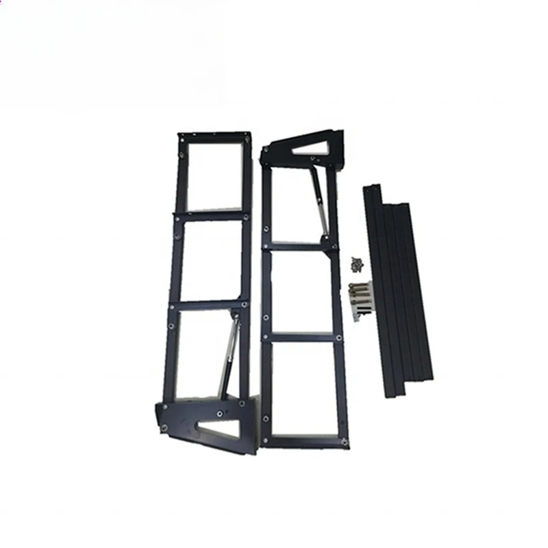 Wood folding aluminum table full extension dining table mechanism