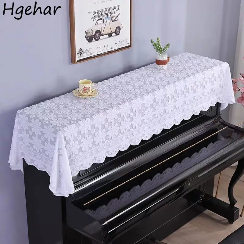 Lace Piano Covers Dust-proof Household Furniture Electronic Digital s Protective Cover Upright  Dust-cover Home Decor