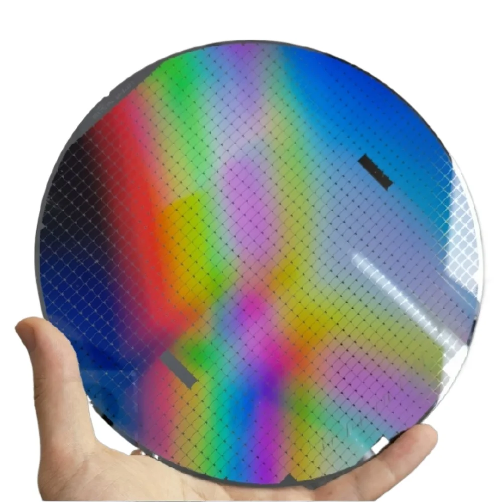 Wafer Integrated Circuit CPU Chip  8inch 6inch IC Semiconductor CMOS Photolithography Chip  Silicon Wafer