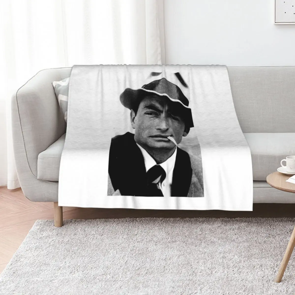 

Gregory peck Throw Blanket Decoratives Kid'S Hairys christmas gifts Blankets