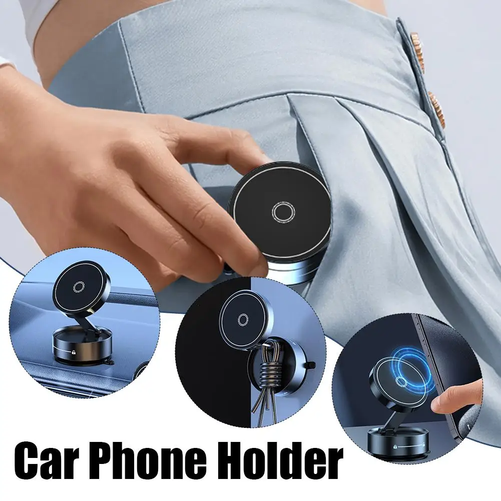 

Vacuum Suction Car Phone Holder Wireless Car Charger Cup Mount Charger Car Stand Air Vent 360°Adjustable Phone Phone Suctio W9B0
