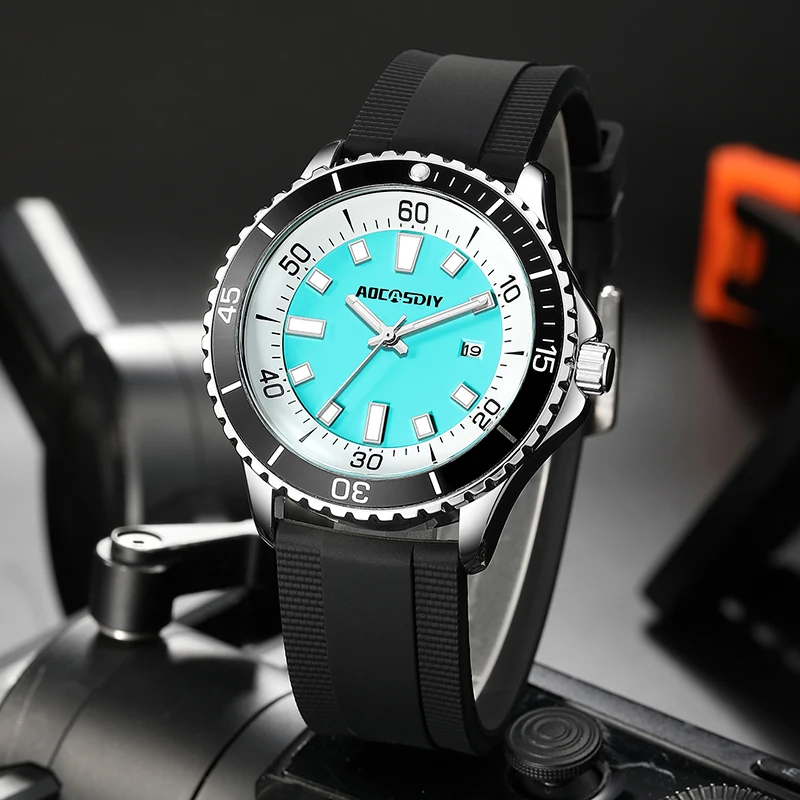 Reloj de pulsera de cuarzo para hombre, cronógrafo multifuncional con fecha luminosa, resistente al agua, para deportes de ocio, a la moda, nuevo