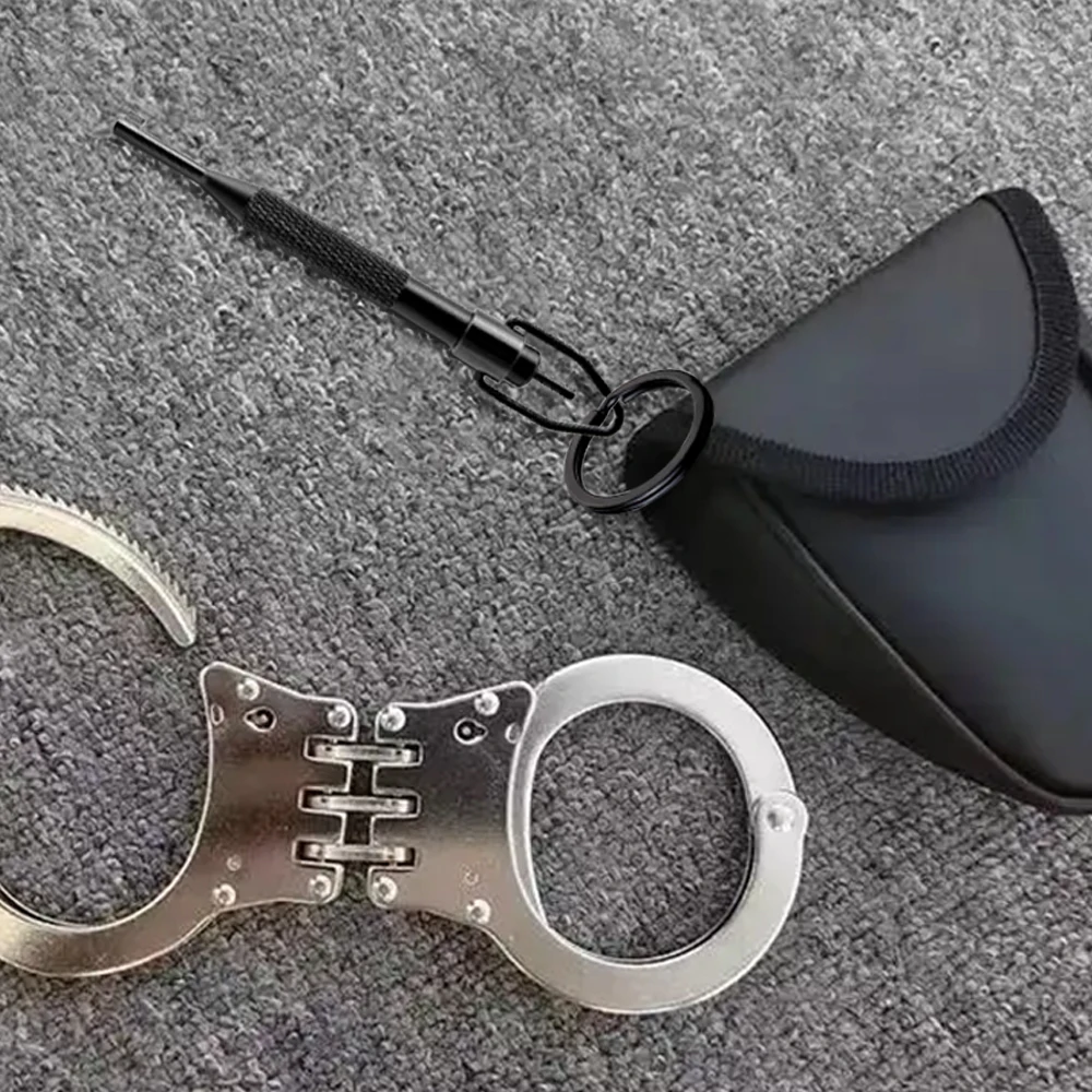 Rotating Release Tool, High Carbon Steel + Aluminum Alloy, with Key Ring, Universal for Most Standard Restraint Devices