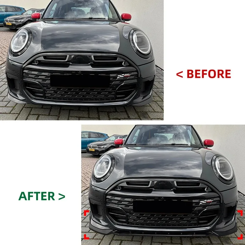 

Car Front Bumper Lip Spoiler Guard Lower Splitter For Mini Cooper JCW F65 F66 F67 2024-2025 Auto Accessories Body Kit Tuning