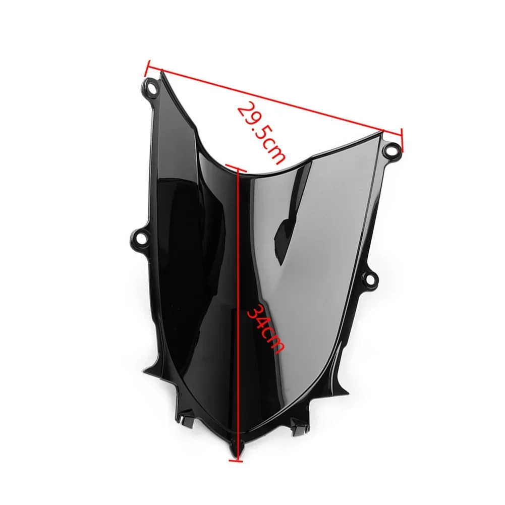 For Yamaha YZF 600 R6 R7 2017-2019 Motorcycle Screen Double Bubble Windshield Deflector Protector WindScreen 2020 2021 2022 2023