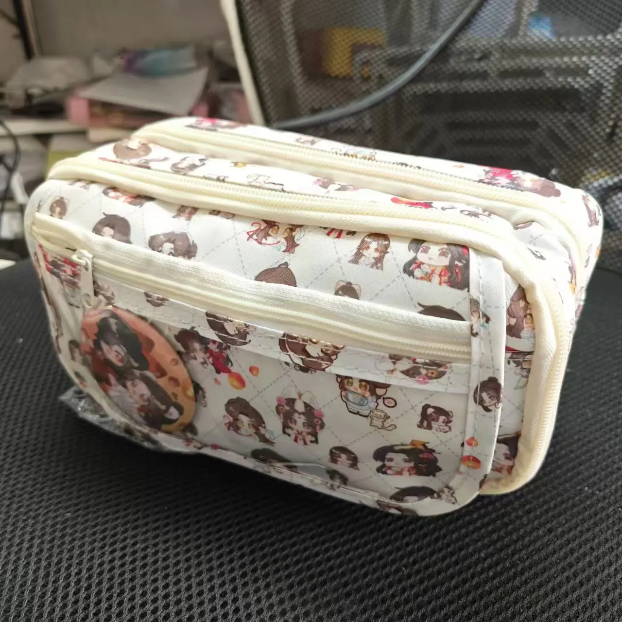 1Pc Anime Tian Guan Ci Fu Xie Lian Hua Cheng Transparent Pencil Case  Heaven Official's Blessing Zipper Stationery Pencils Pouch