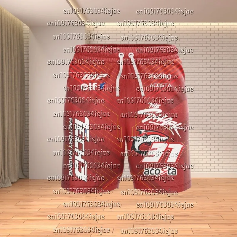 

MOTO2024 New Racing Motorcycle No. 31 Rider Acosta Fan Men's Summer Quick Drying Sports Breathable Outdoor Casual Shorts