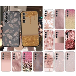 Phone Case For Motorola Edge 50 40 Pro 50 40 30 Ultra Neo Fusion Moto G84 G54 G24 G53 G72 G60 Rose Gold
