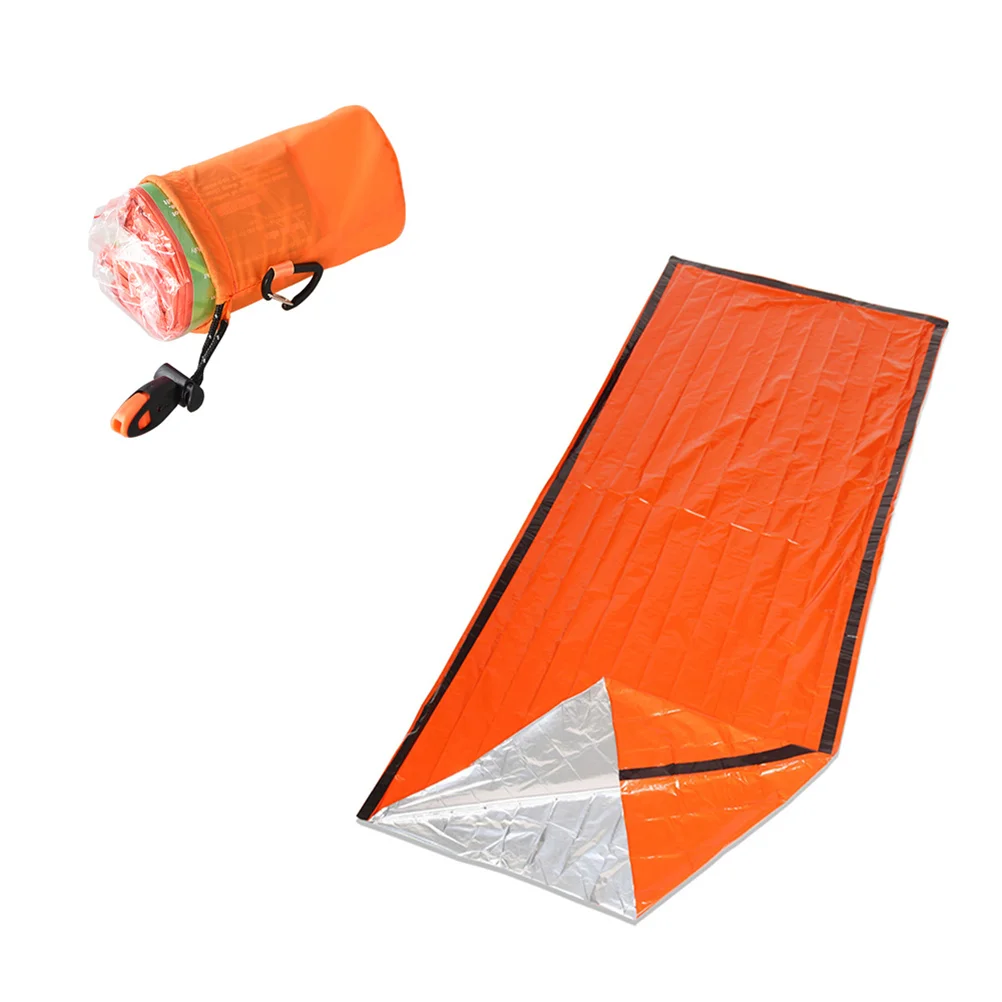 PE Aluminum Film Tent Emergency Sleeping Bag Sack Mat Reflective Lifesaving Insulation Blanket